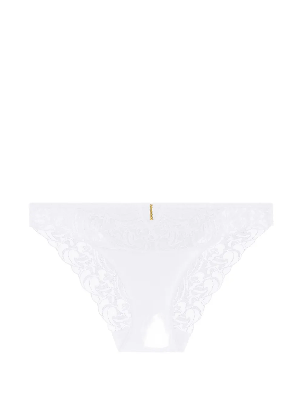 Aubade Slip Satin Memories ricamo in pizzo - Blu