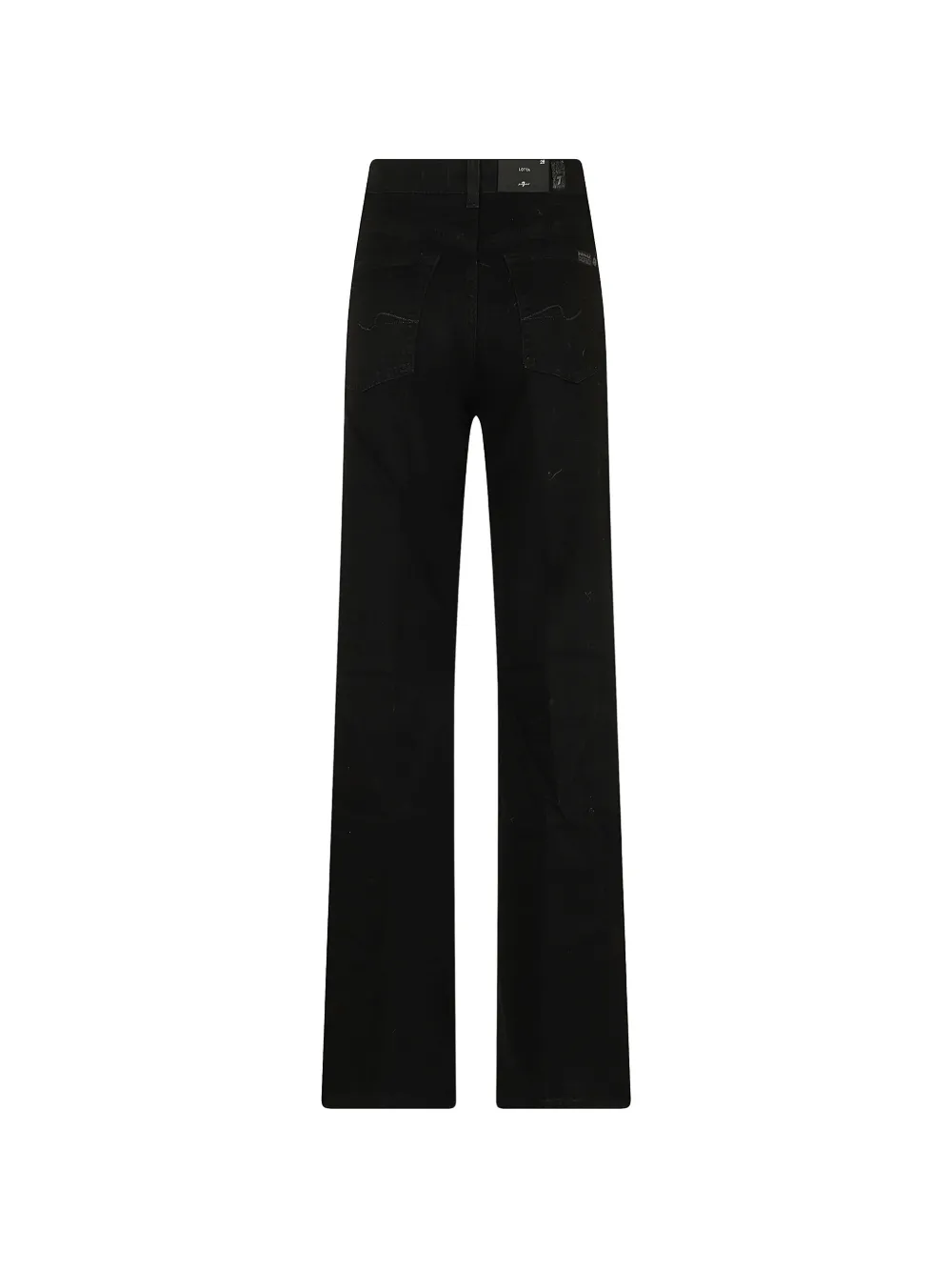 7 For All Mankind Lotta jeans met wijde pijpen Zwart