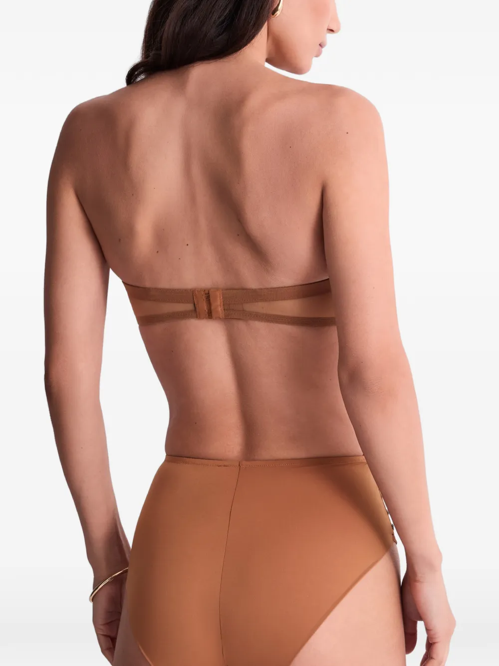 Aubade Sheer Emotion slip met hoge taille Bruin