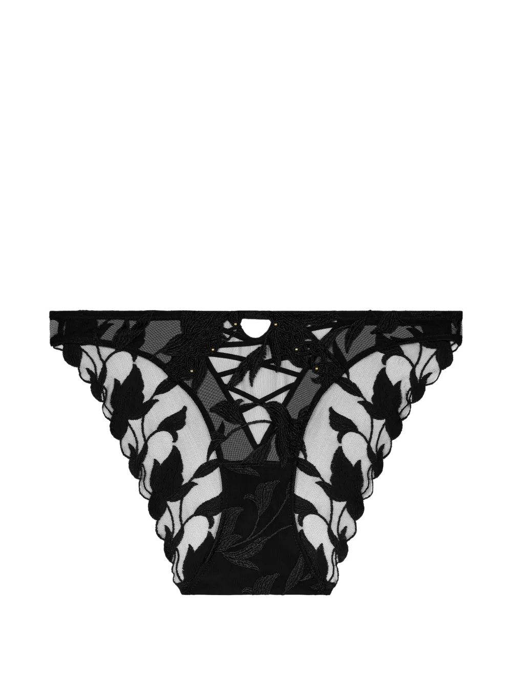 Aubade Night at Paradise embroidered briefs - women - Polyester/Polyamide/Elastane/Polyester/Cotton/Polyester/Polyester/Polyamide/Elastane - 6 -