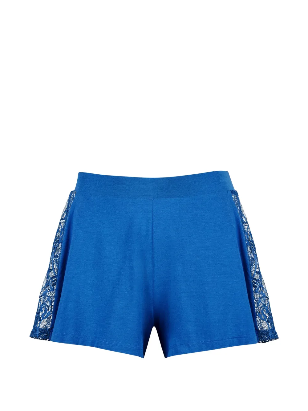 Aubade short Lazy Days à empiècement en dentelle - Bleu