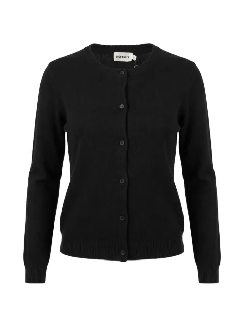 Not Shy button-up cashmere cardigan