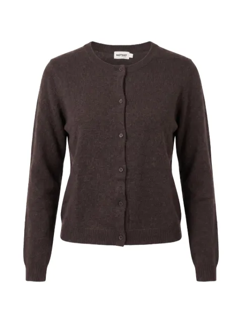 Not Shy Naline fine-knit cashmere cardigan