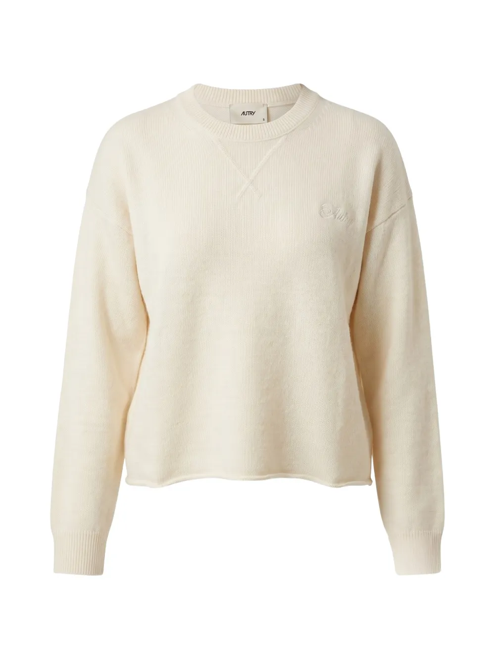Autry embroidered-logo crew-neck sweatshirt