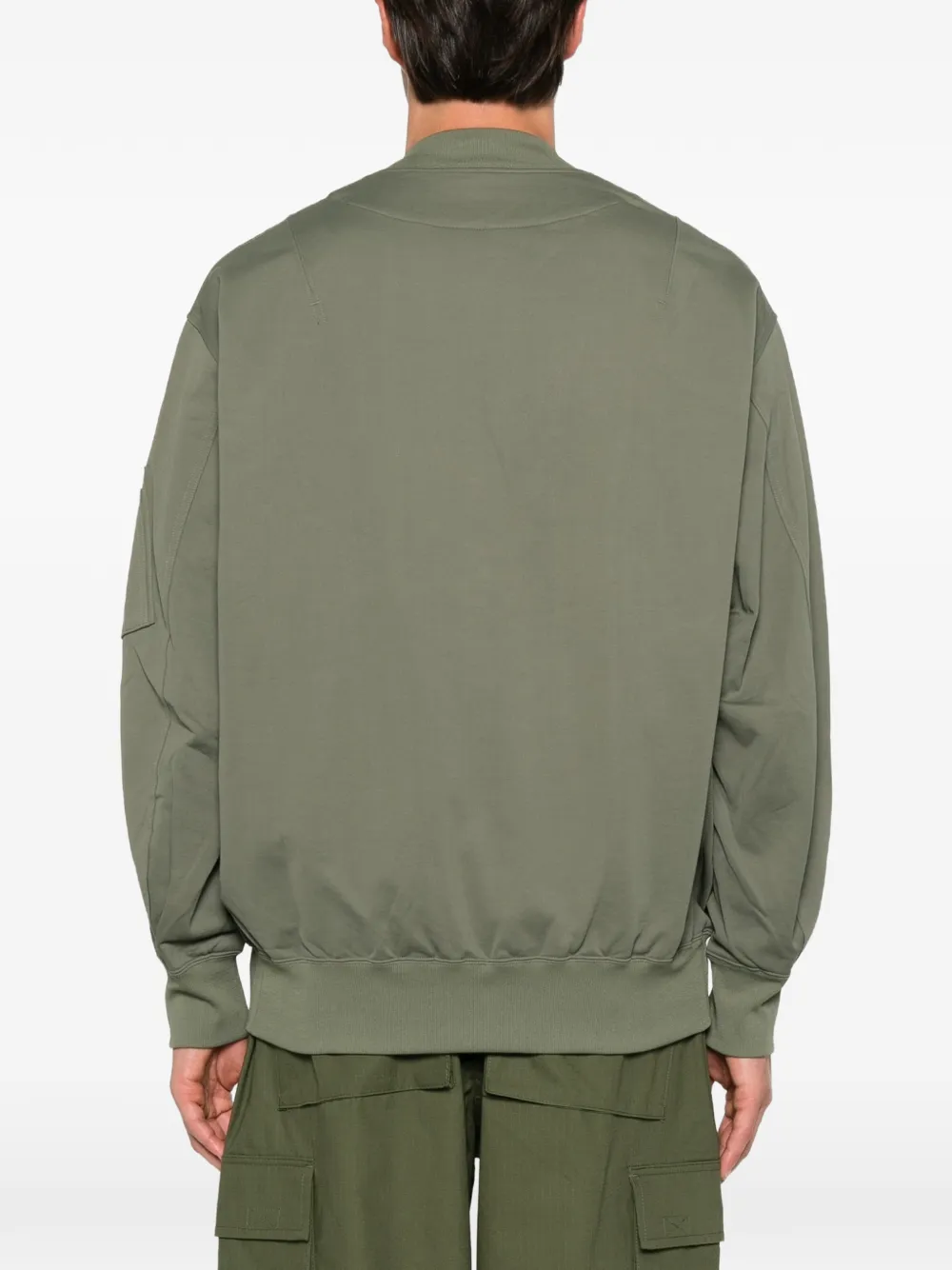 Comme des Garçons Homme Bomberjack met V-hals Groen