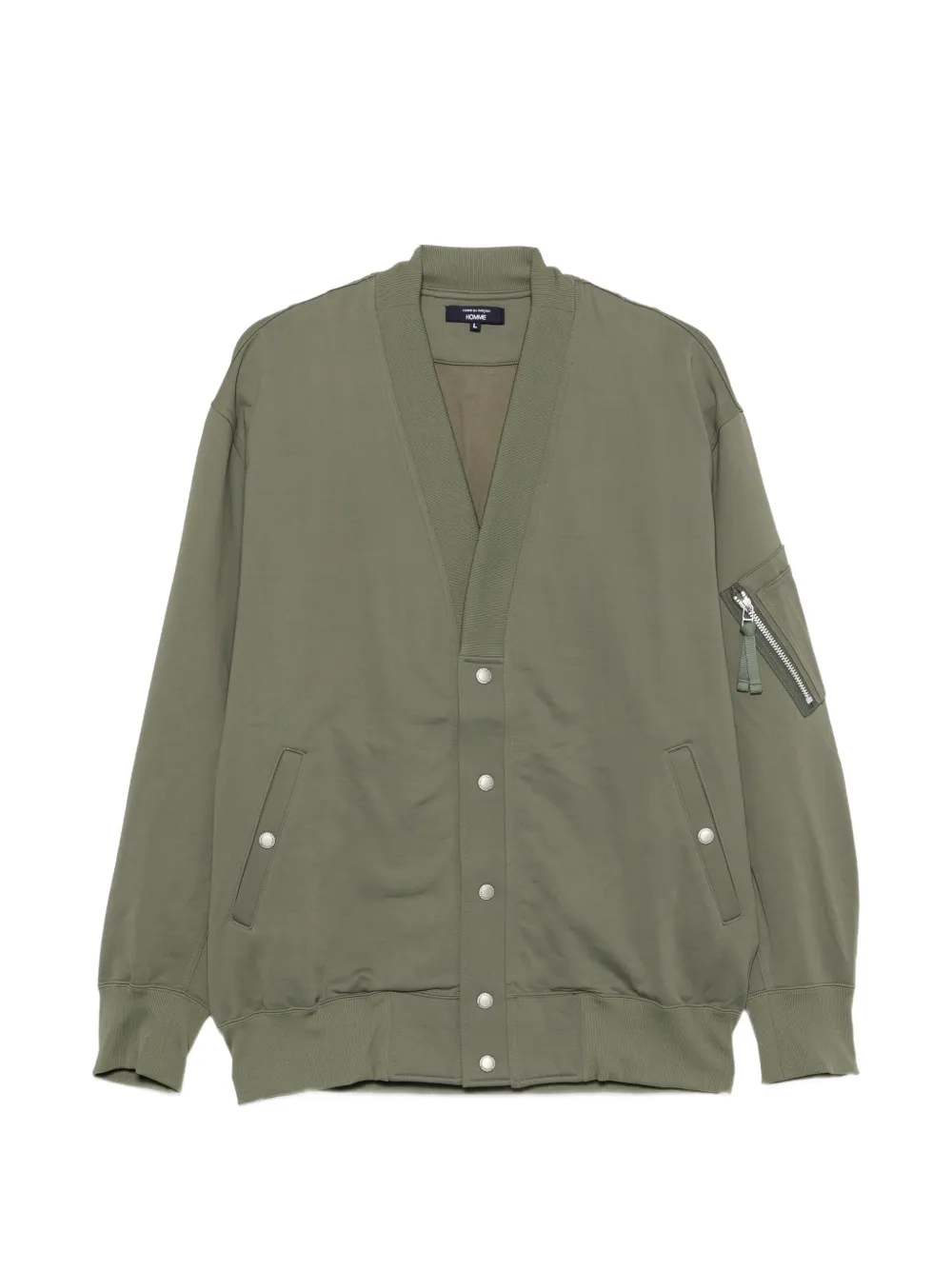 Comme des Garçons Homme V-neck bomber jacket