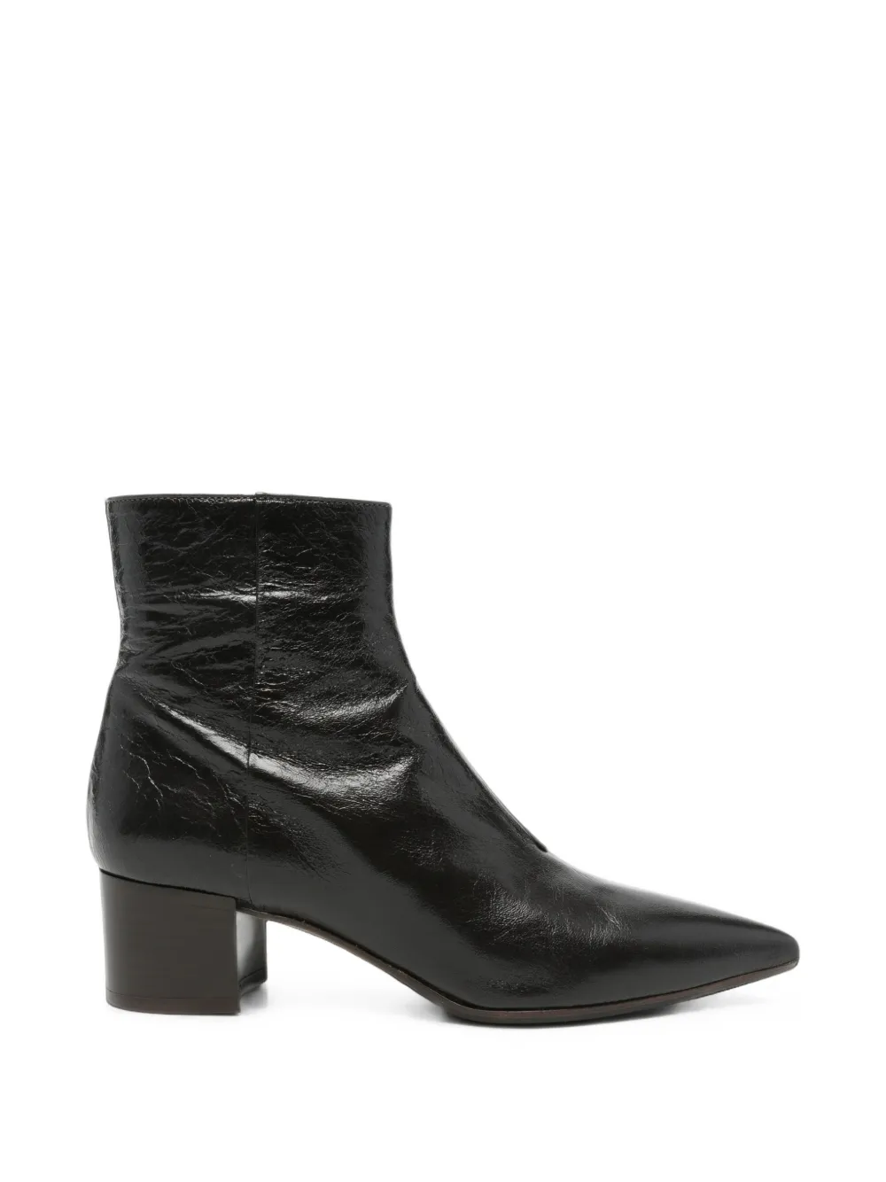 lorena paggi pointed-toe leather ankle boots