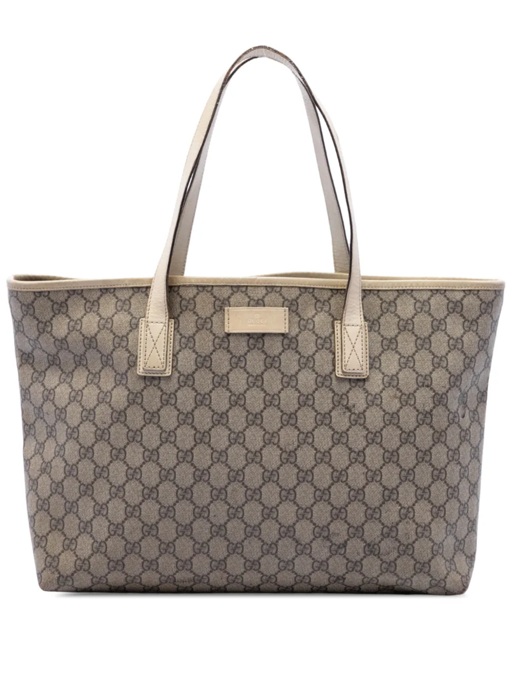 Gucci Pre-Owned 2000-2015 mittelgroße GG Supreme Tote Bag - Nude