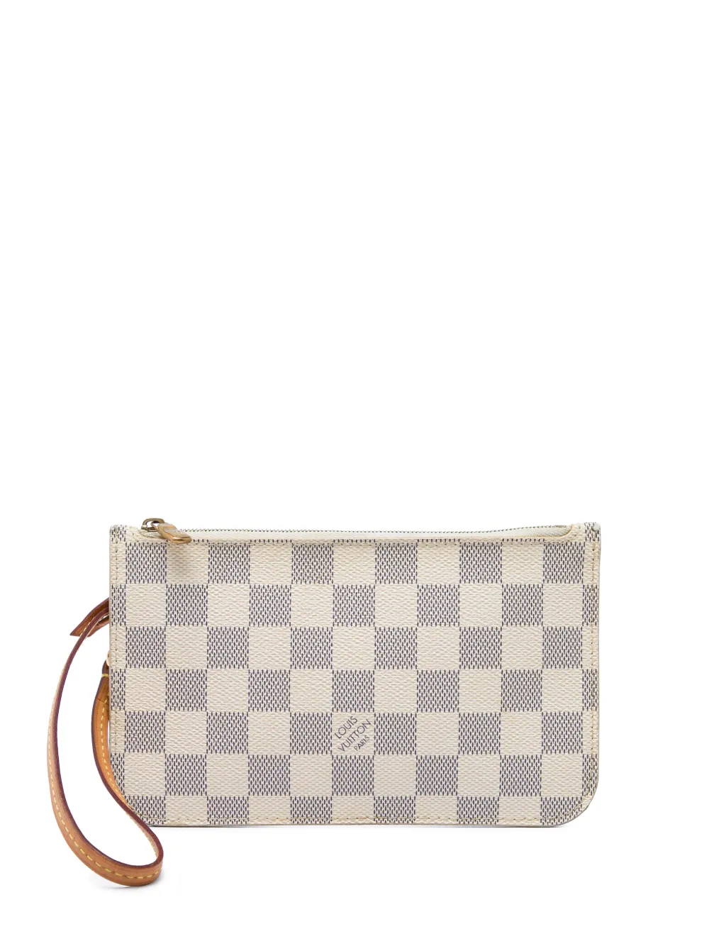 Louis Vuitton Pre-Owned 2014 Damier Azur Neverfull PM pouch - Bianco