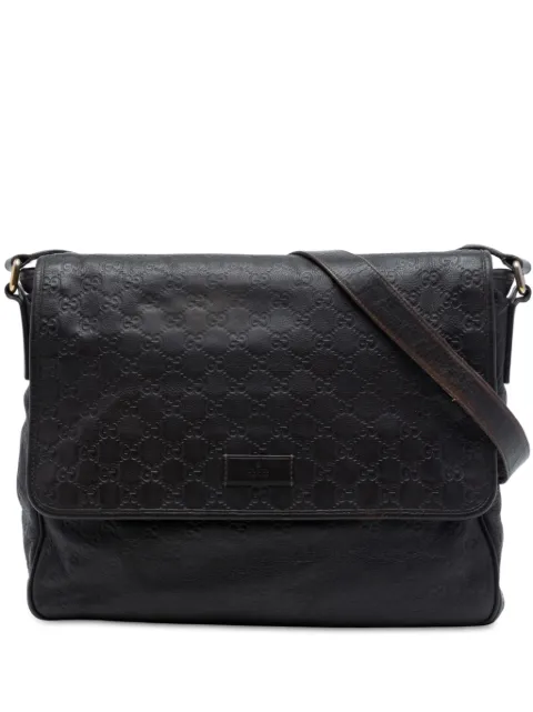 Gucci Pre-Owned 2016-2026 Guccissima Messenger Bag crossbody bag
