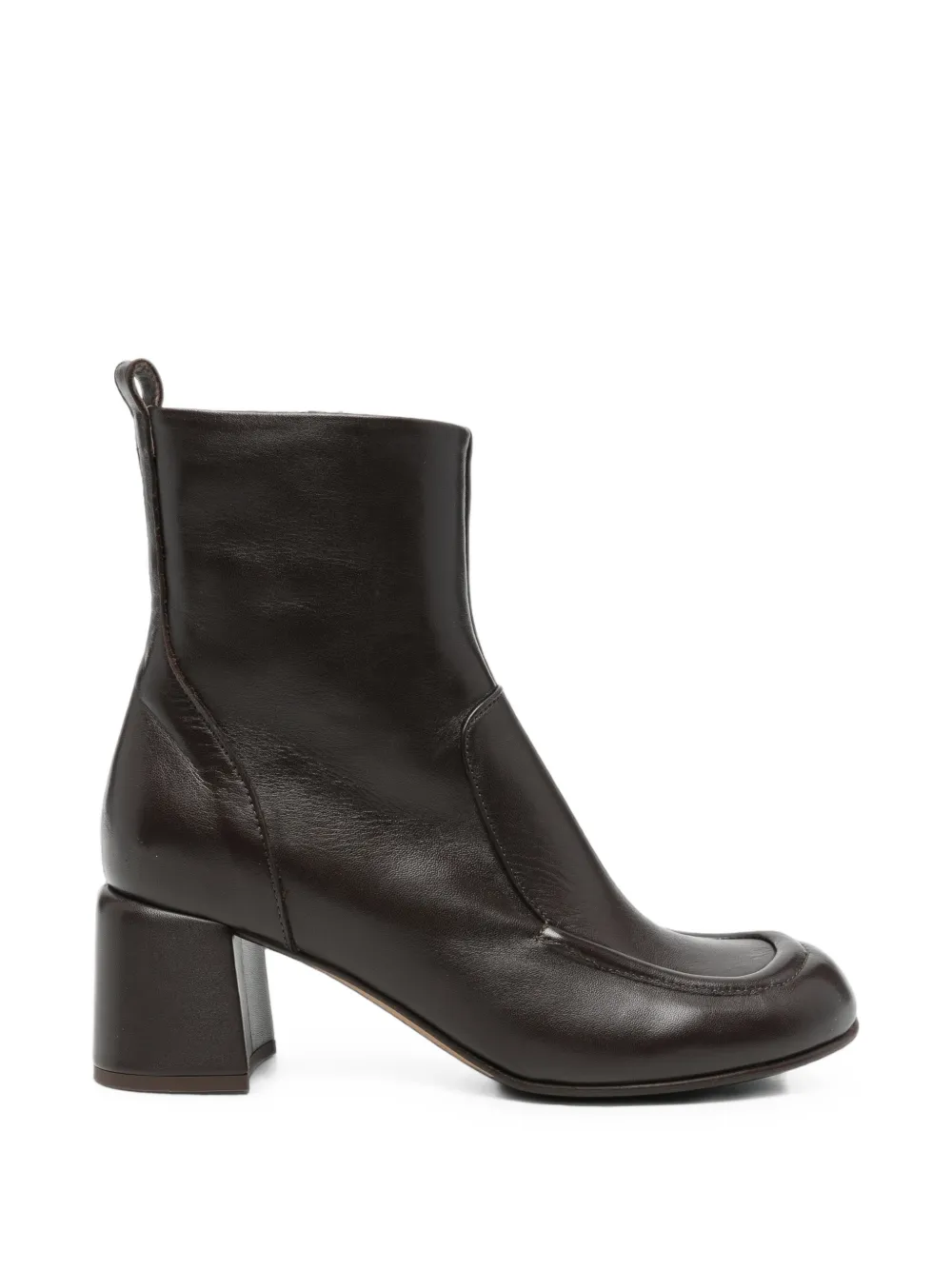 lorena paggi square-toe ankle boots
