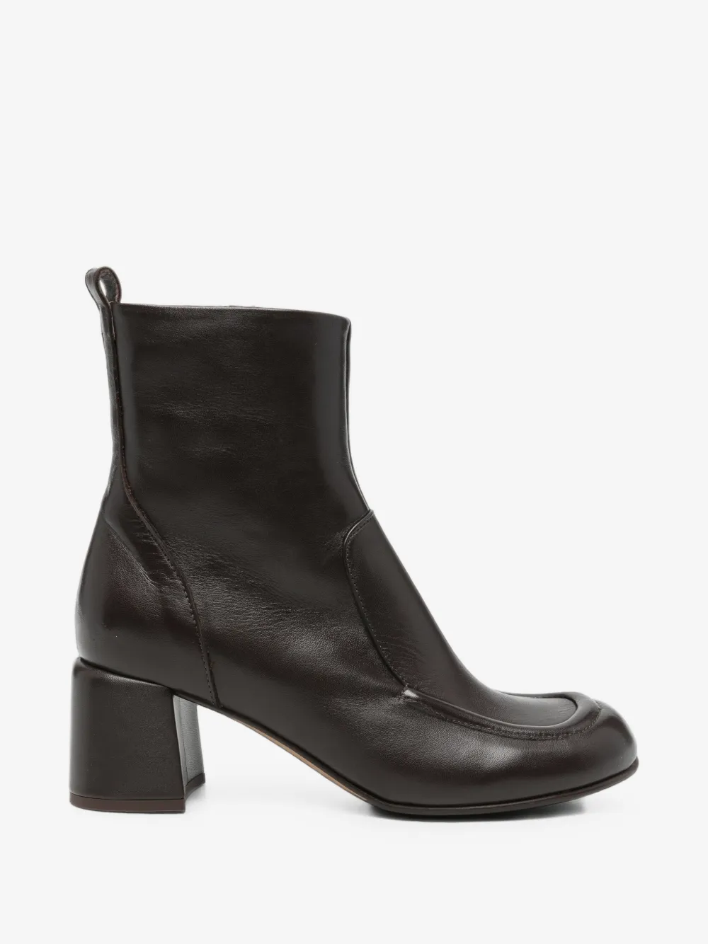 square-toe ankle boots