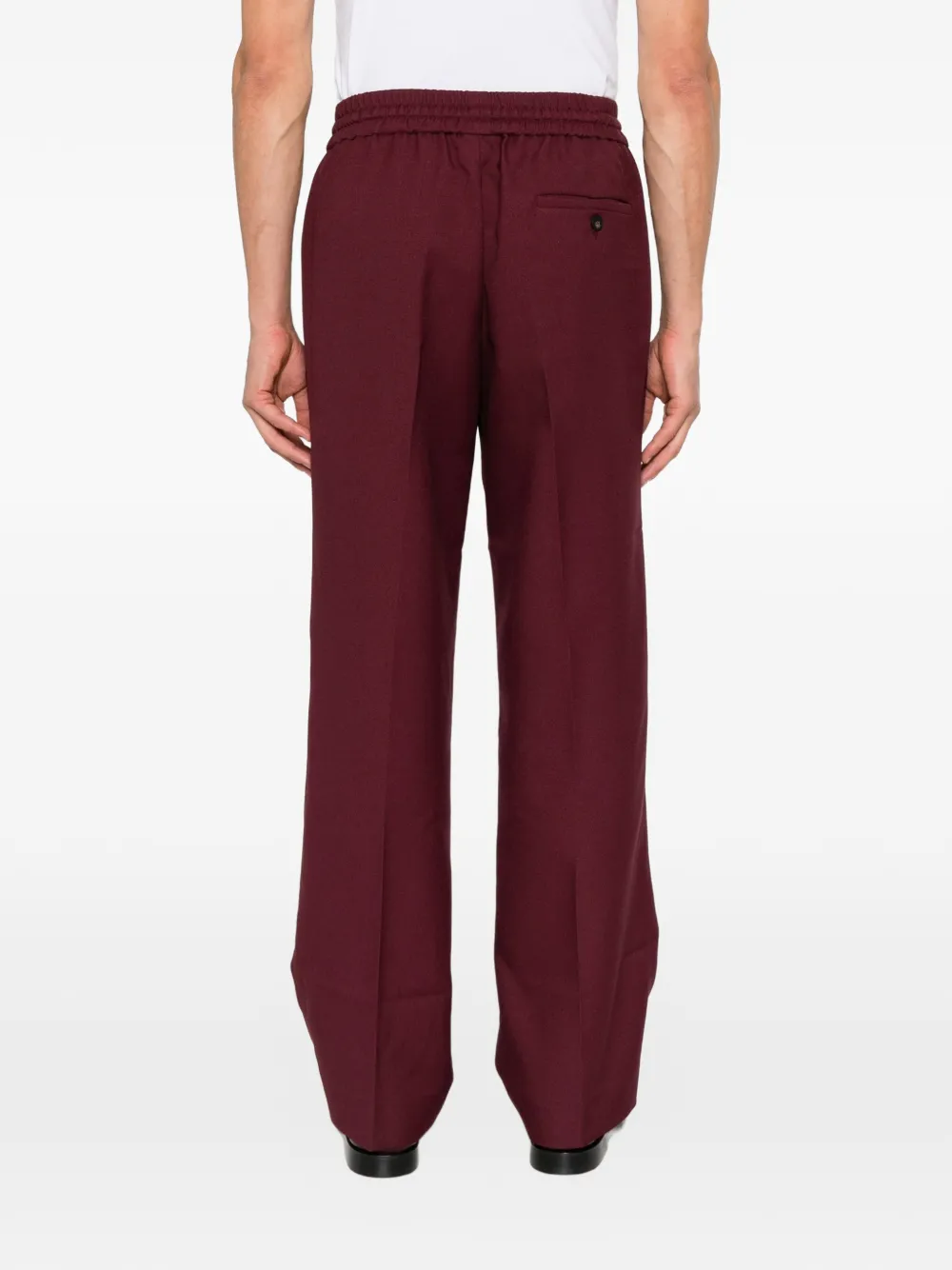 Drôle De Monsieur Broek met trekkoord Rood