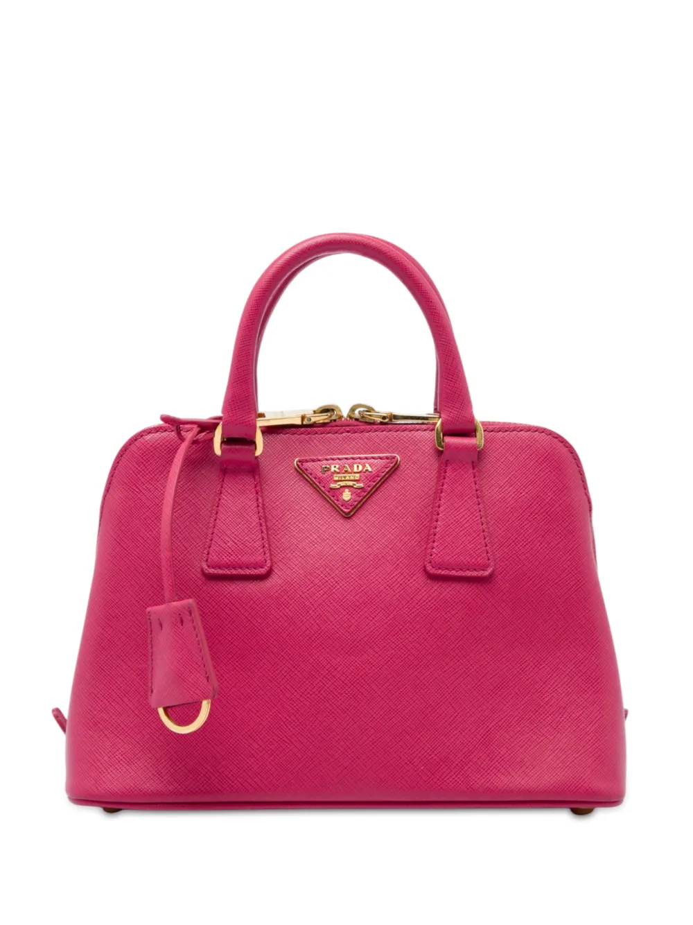 Prada Pre-Owned 2013-2026 Small Saffiano Lux Promenade satchel - Rosa
