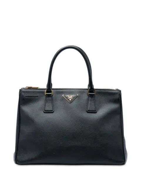 Prada Pre-Owned 2010-2026 Medium Saffiano Lux Galleria Double Zip satchel
