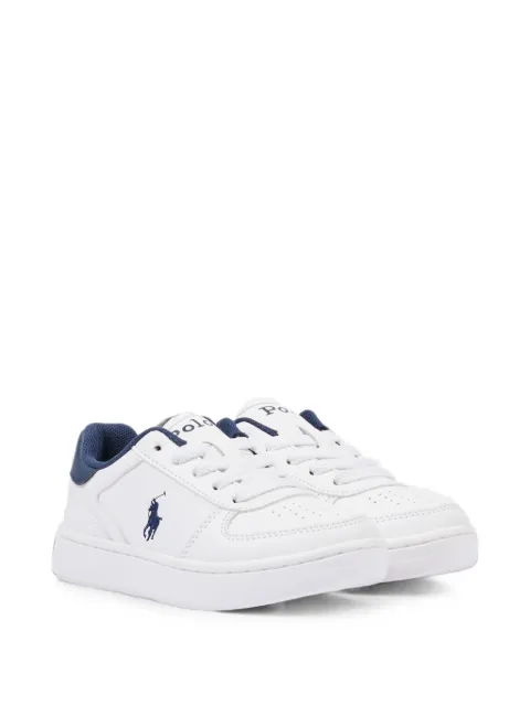 POLO RALPH LAUREN KIDS logo-embroidered sneakers