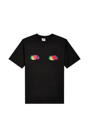 Marc Jacobs Marc Is Joy Daisy Baby Tee | Black | FARFETCH