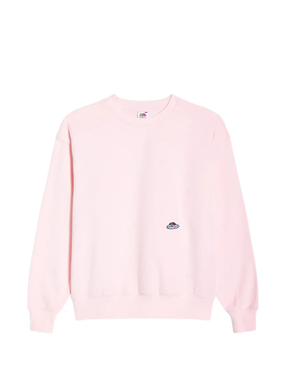 HommeGirls x Fruit of the Loom Sweatshirt mit Logo-Patch - Rosa