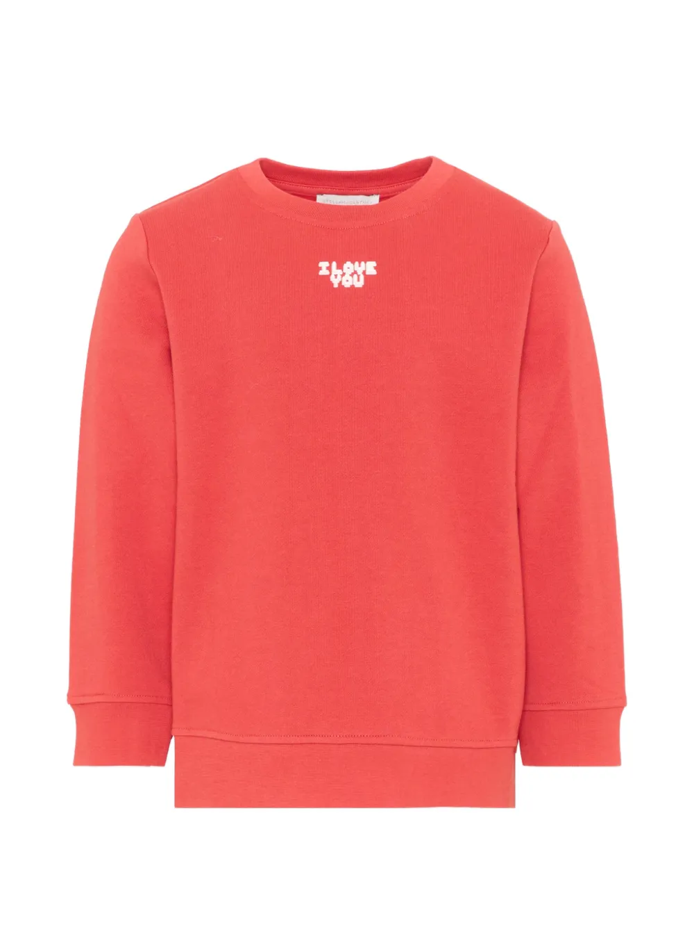 Stella McCartney Kids logo-print cotton sweatshirt - Rosso
