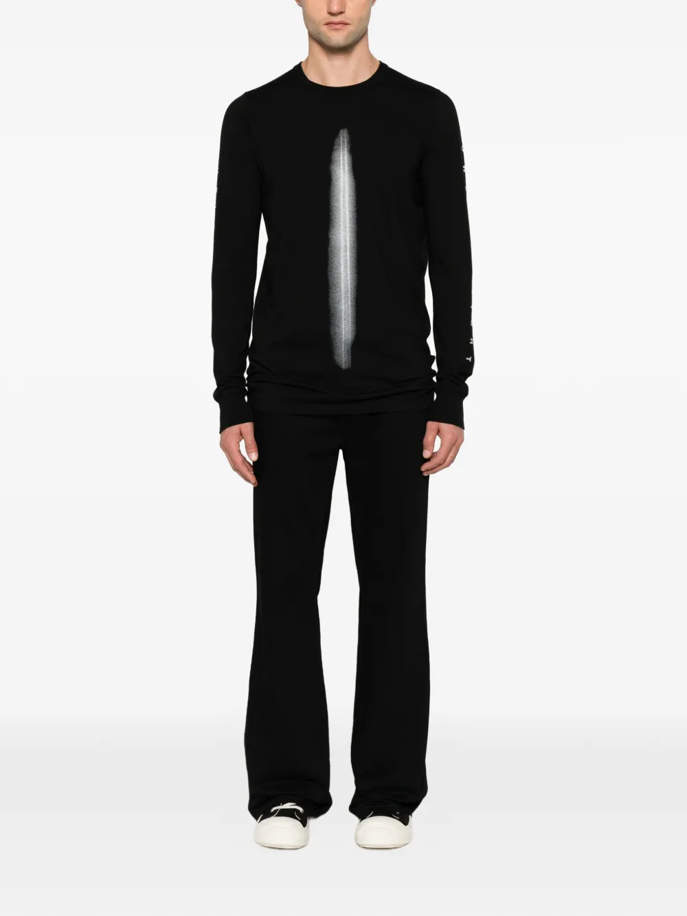 Rick Owens DRKSHDW T-shirt met print Zwart
