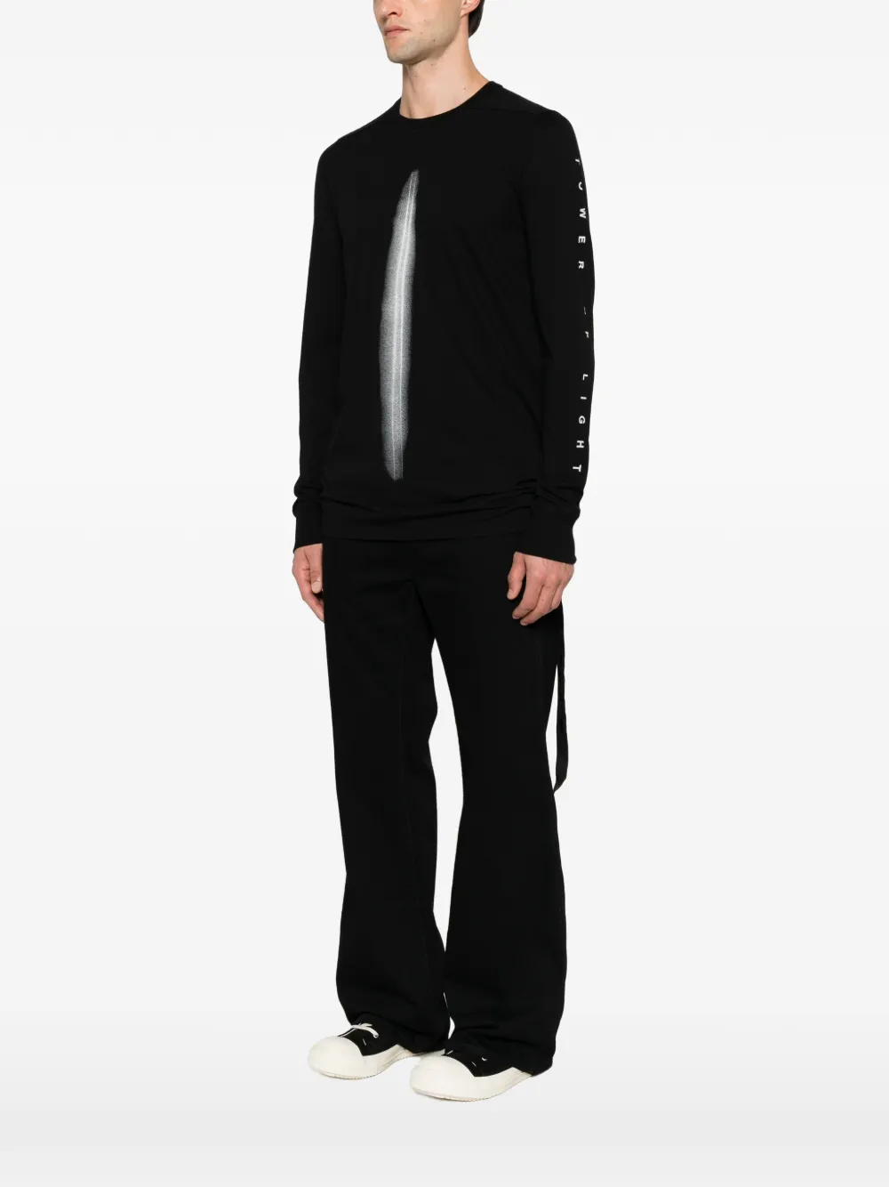Rick Owens DRKSHDW T-shirt met print Zwart
