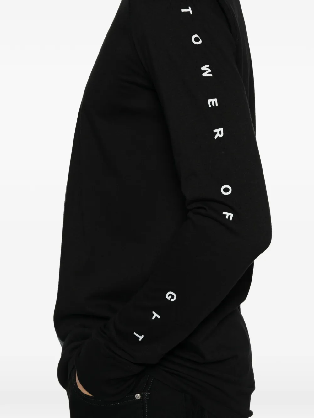 Rick Owens DRKSHDW T-shirt met print Zwart
