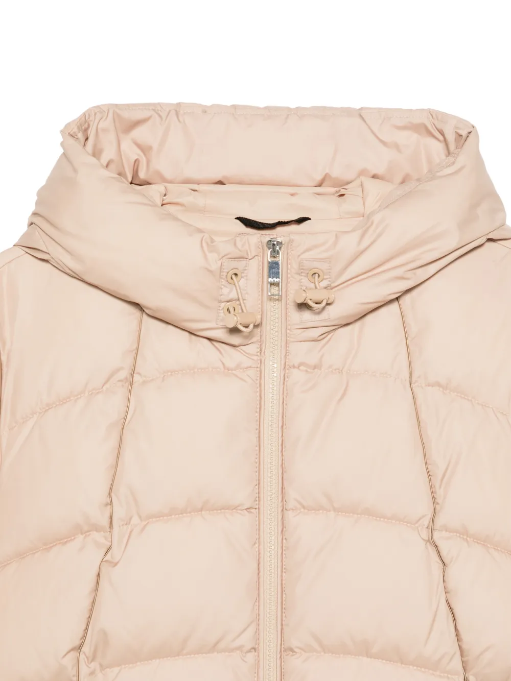 BOSS Gevoerd jack met capuchon Beige