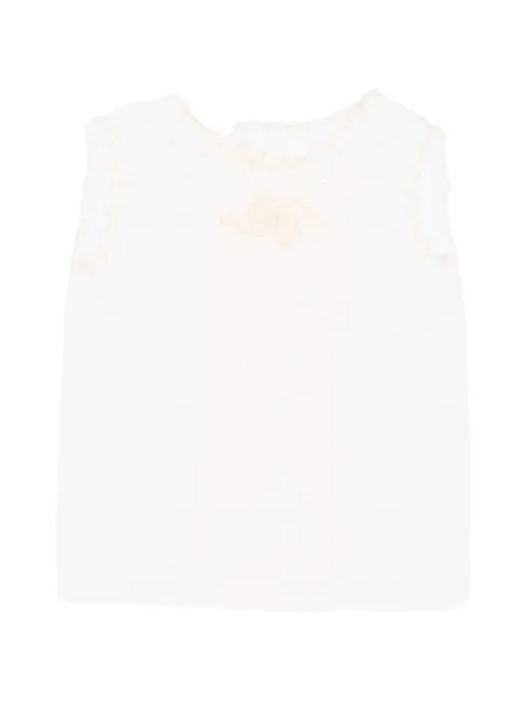 Mariella Ferrari Lucky embroidered sleeveless top