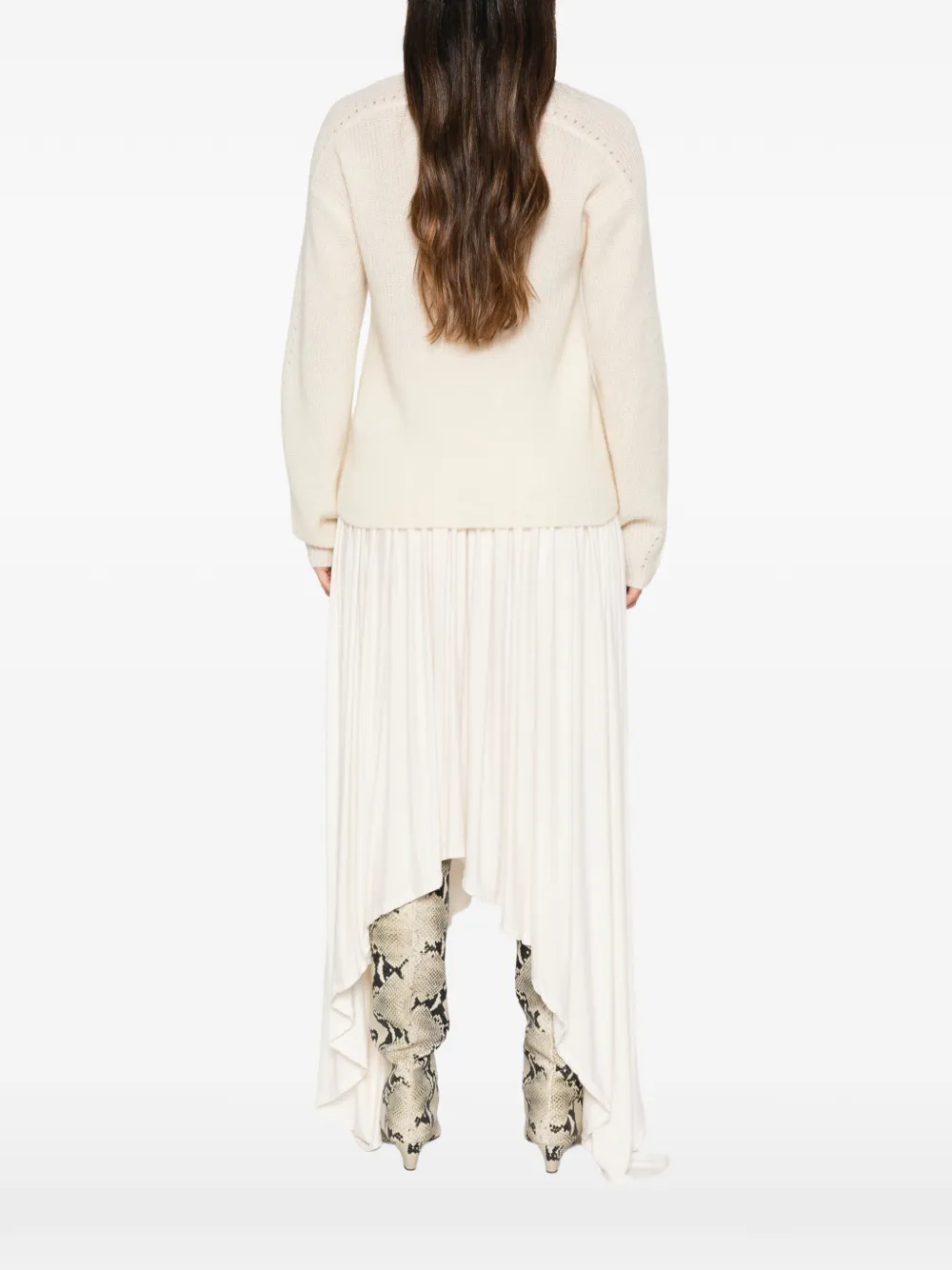 BOSS Trui met geperforeerde details Beige