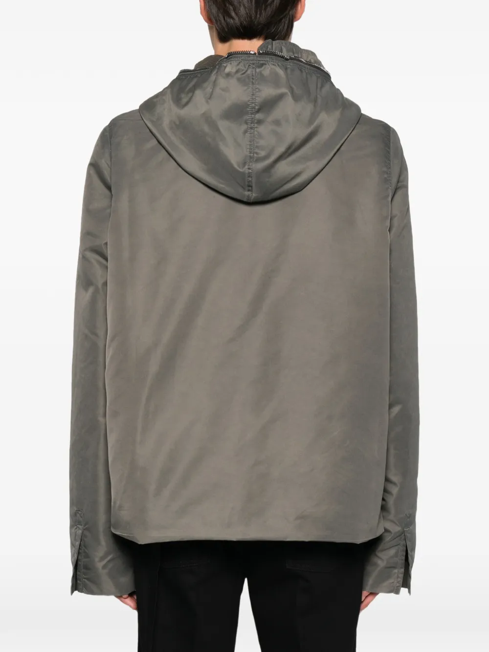 Rick Owens DRKSHDW Jack met capuchon Grijs