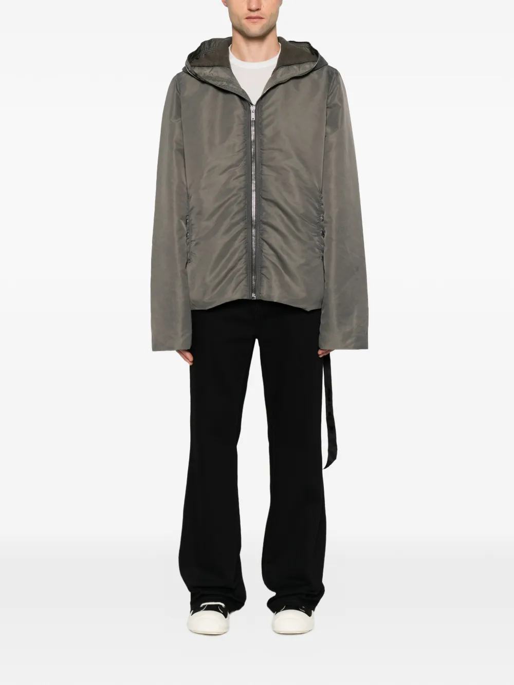 Rick Owens DRKSHDW Jack met capuchon Grijs