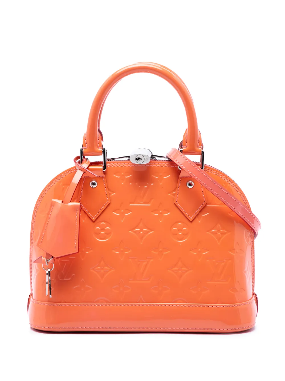 Louis Vuitton Pre-Owned 2016 Monogram Vernis Alma BB satchel - Arancione