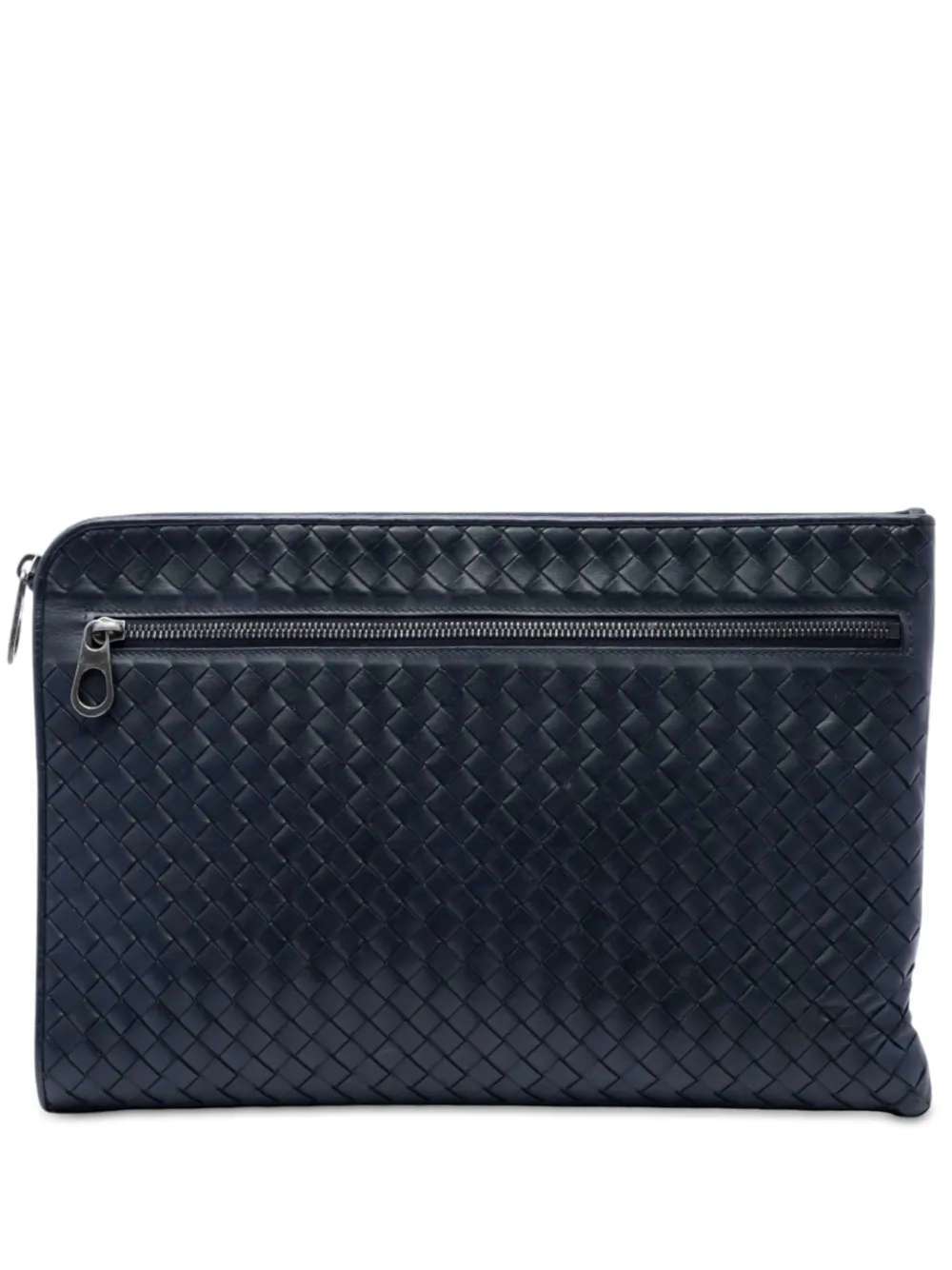 Bottega Veneta Pre-Owned 2012-2026 Nappa Intrecciato clutch bag - Blu