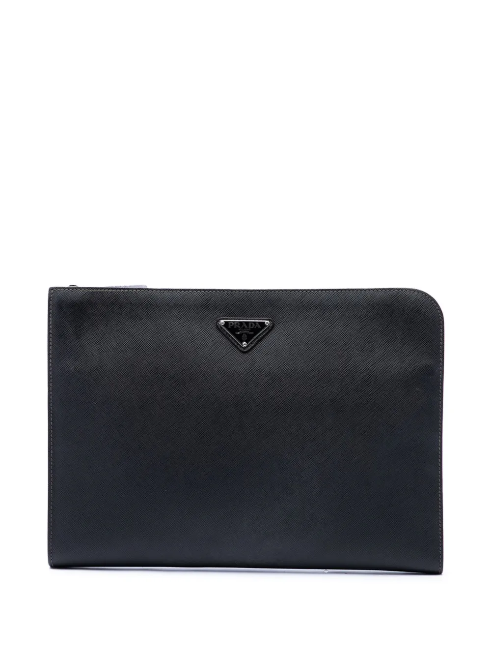 Prada Pre-Owned 2013-2026 Saffiano clutch bag - Nero