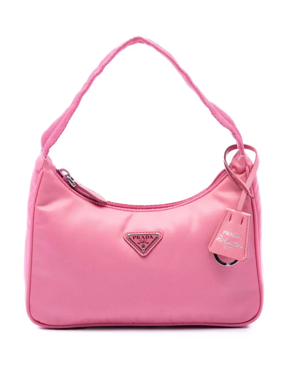 Prada Pre-Owned 2019-2026 Mini Tessuto Re Edition 2000 shoulder bag - Rosa