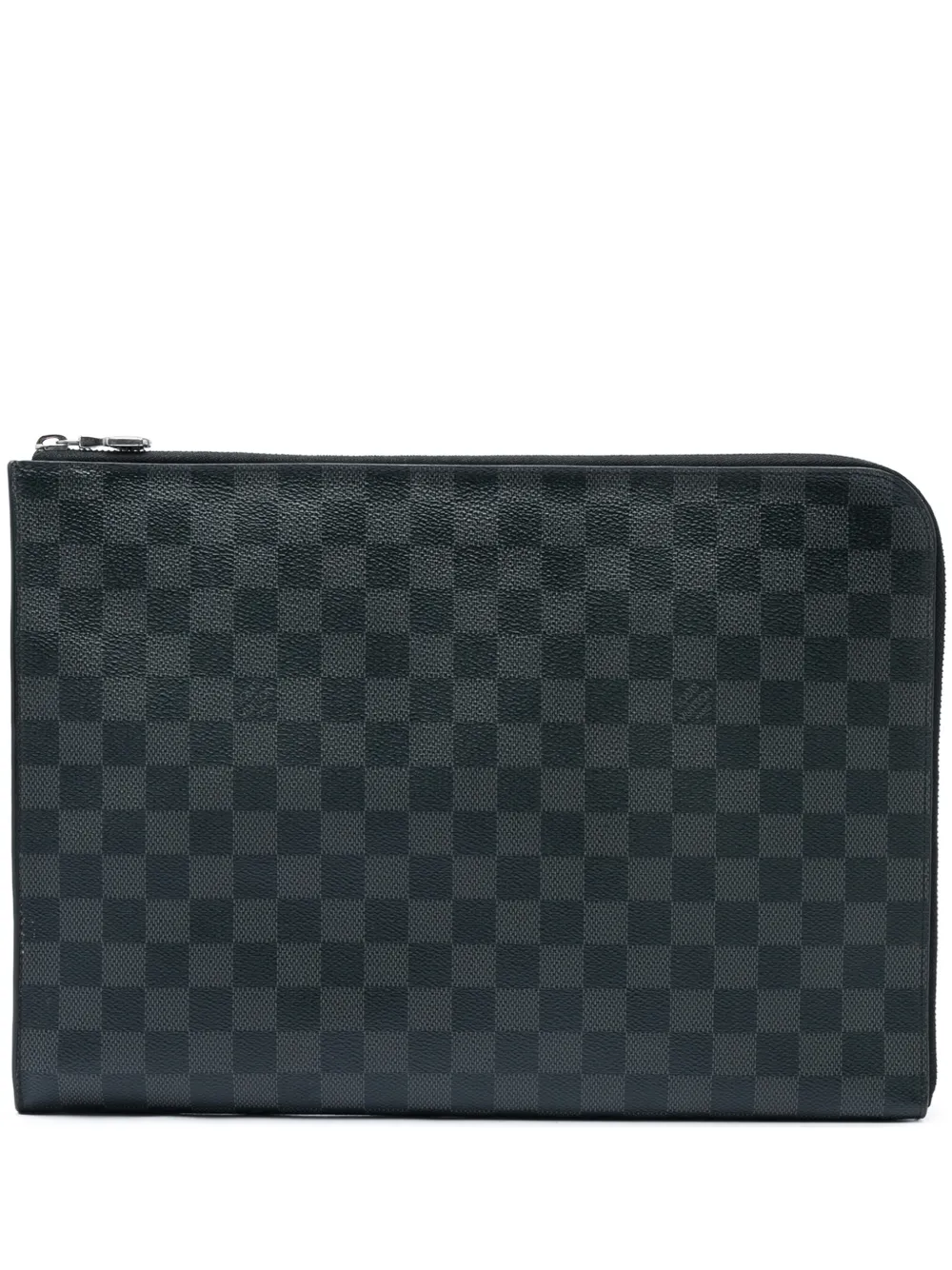 Louis Vuitton Pre-Owned 2018 Damier Graphite Pochette Jour GM Clutch - Schwarz