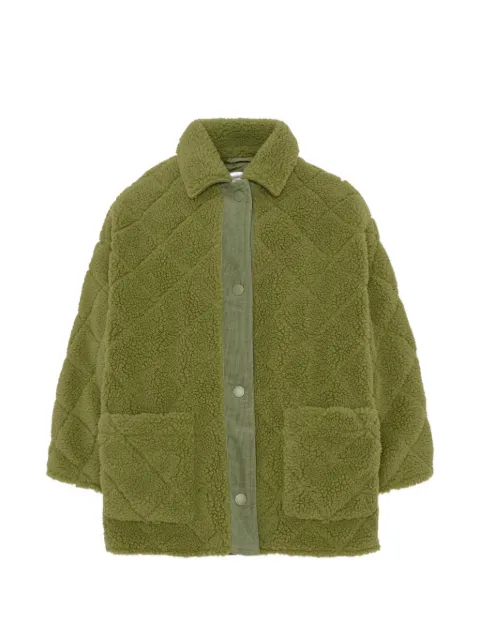 Stella McCartney Kids Giubbini quilted borg jacket