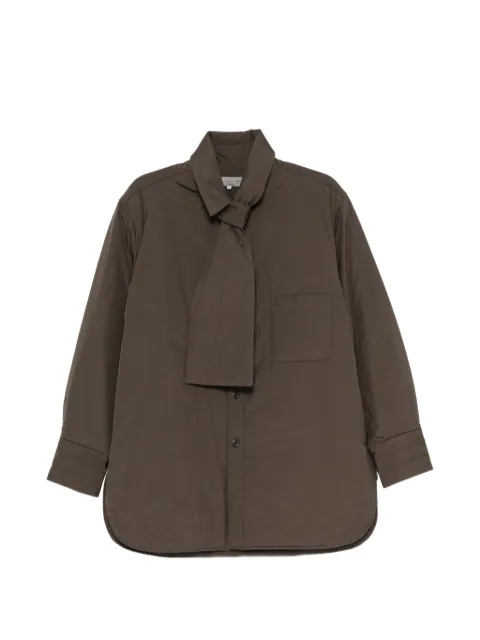 Yohji Yamamoto stole-detail padded shirt