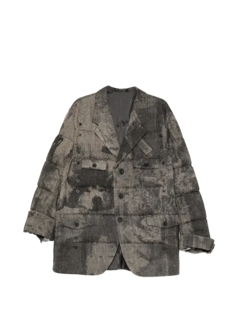Yohji Yamamoto printed padded jacket