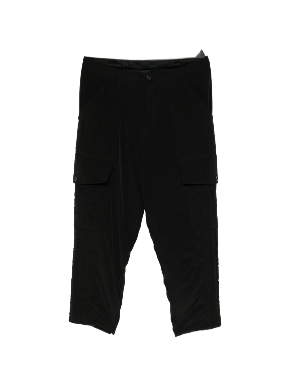 Yohji Yamamoto tuxedo out pocket padded trousers