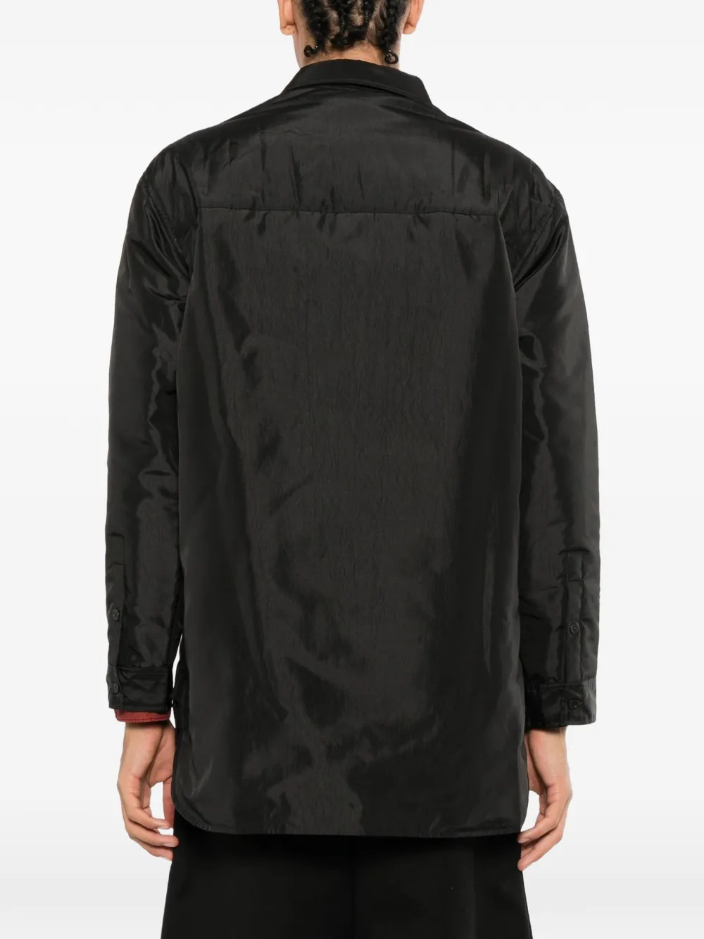 Yohji Yamamoto Gewatteerd overhemd Zwart