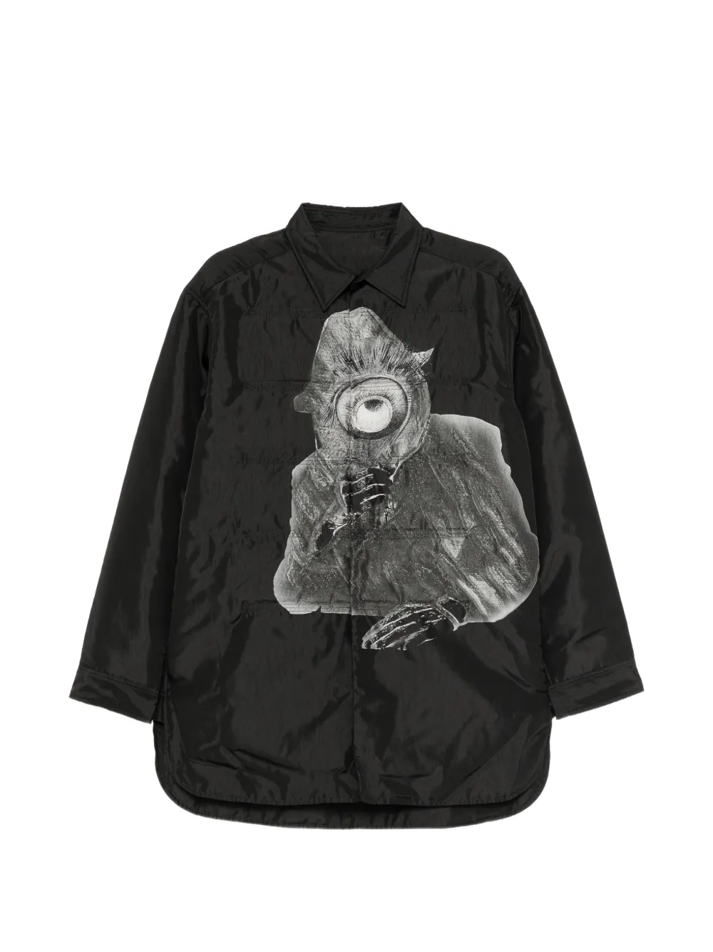 Yohji Yamamoto chemise matelassée - Noir Yohji Yamamoto chemise matelassée - Noir