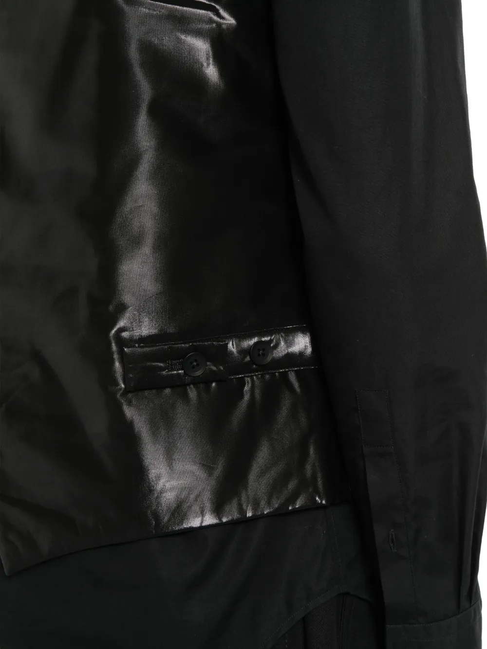 Yohji Yamamoto Biwa Lake gilet met print Zwart