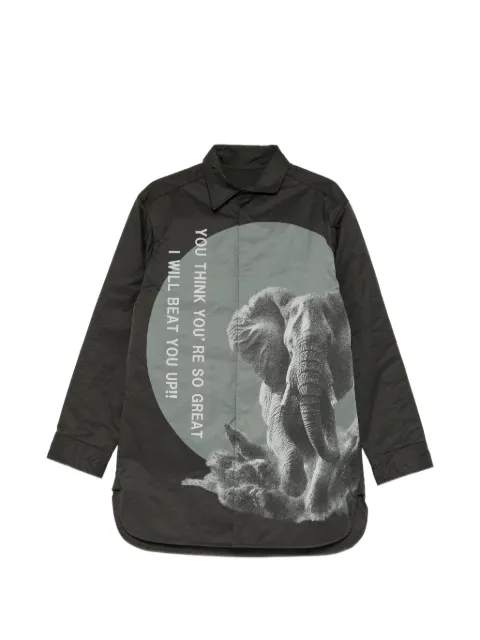 Yohji Yamamoto Camicia con stampa grafica