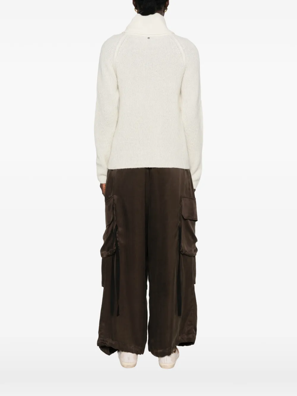 BOSS Coltrui met raglan mouwen Beige
