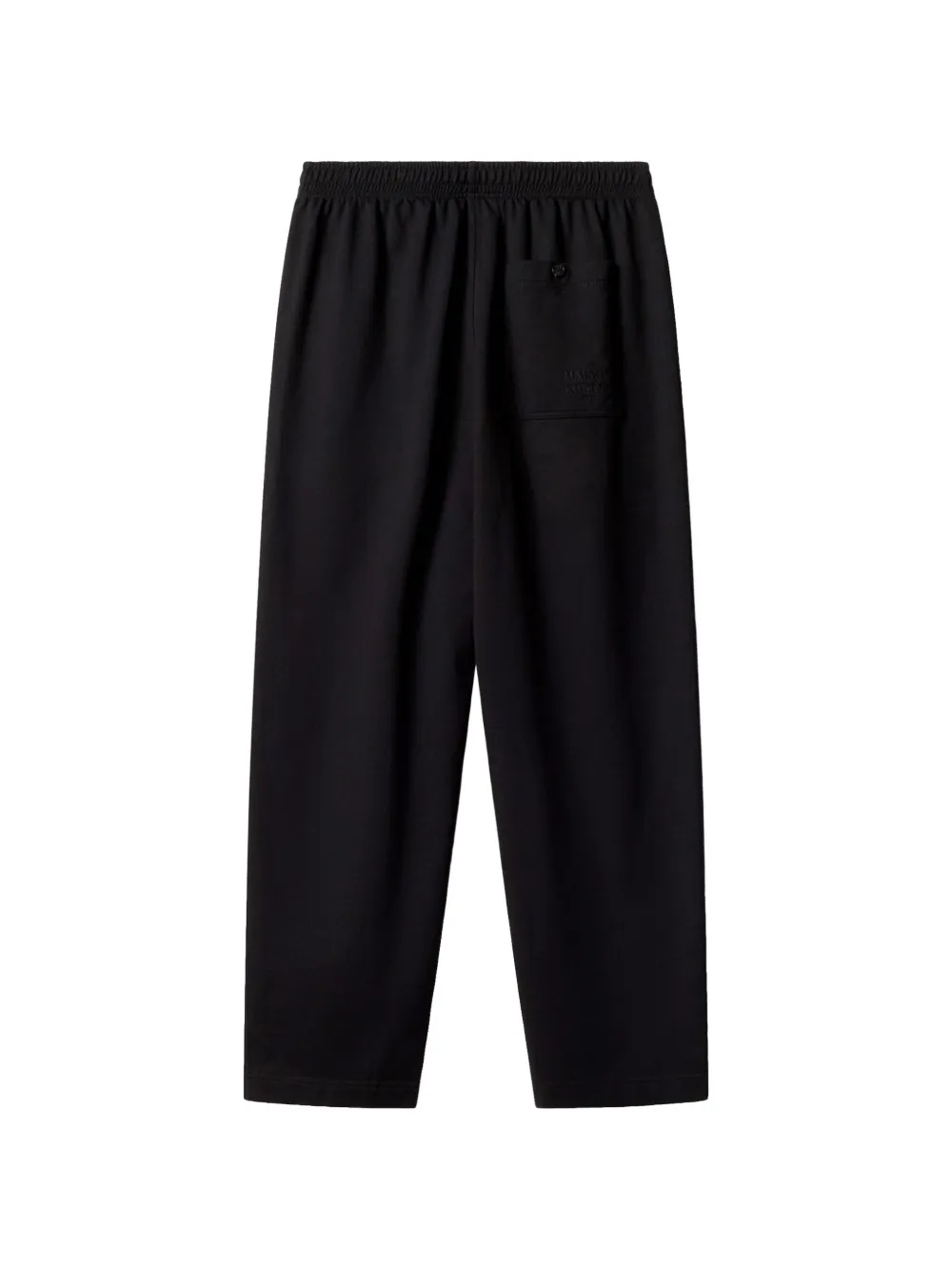 Maison Kitsuné Broek met geborduurd logo Zwart