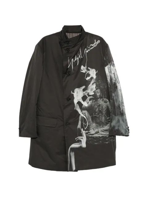 Yohji Yamamoto smoking gothic print jacket