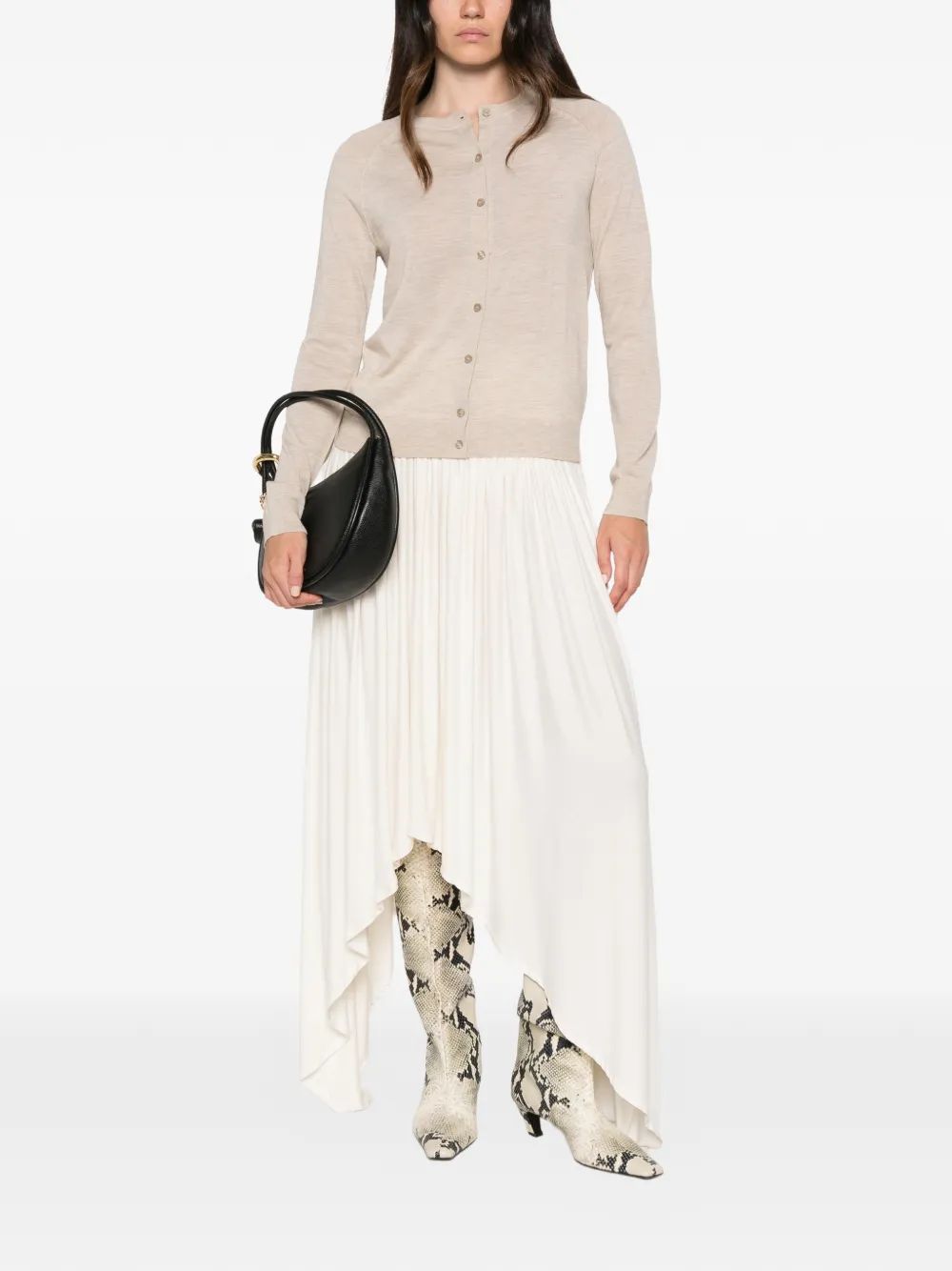 BOSS Vest met raglan mouwen Goud
