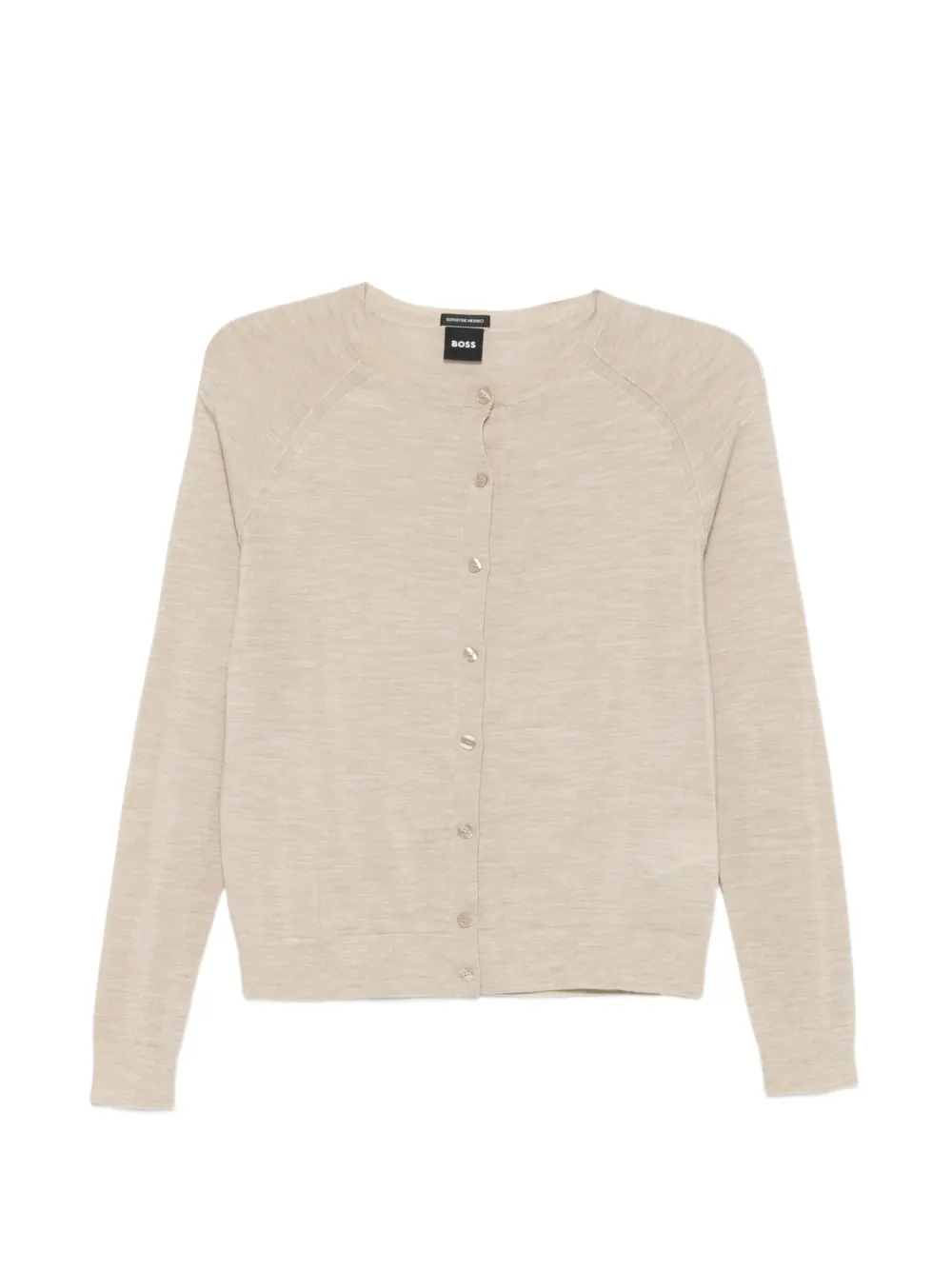 BOSS raglan-sleeve cardigan - Oro