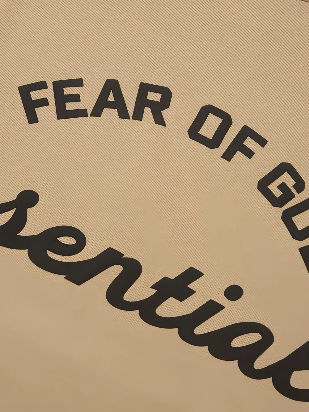 FEAR OF GOD ESSENTIALS Training 90s T-shirt met logoprint Beige